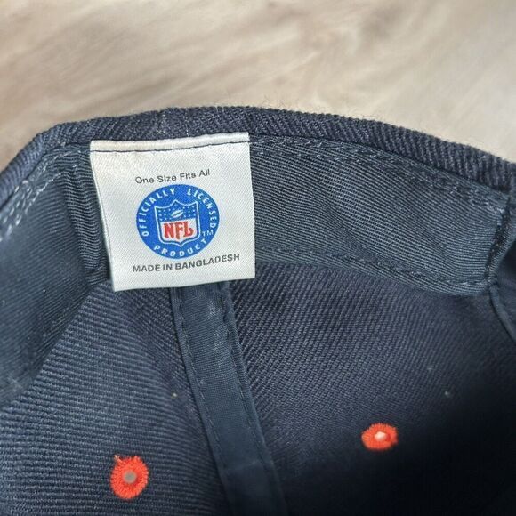 Vintage Puma Denver Broncos Hat Snapback NFL Football Black Wool Blend Cap - Picture 6 of 9